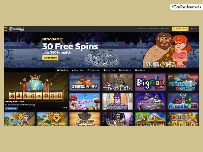Does Big Dollar Casino Have The Online Facility