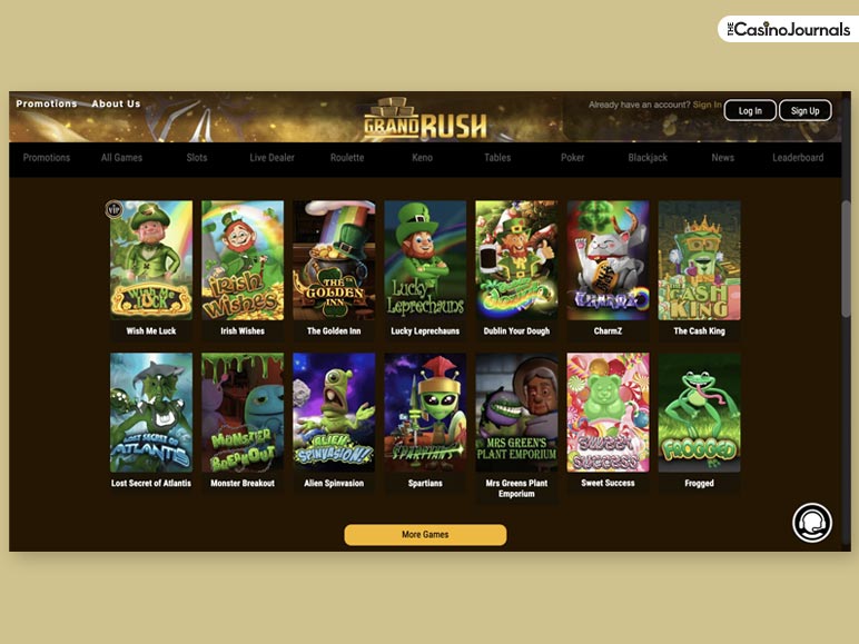 Unique Features Of Grand Rush Casino
